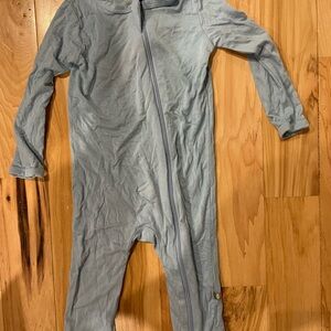 Kyte BABY Soft Blue Kids Pajama Footies